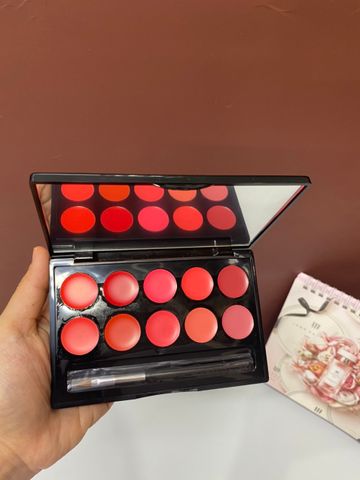 Bảng Son Ohui Rouge Real Palette 10 Màu - Chất Lượng Cao, Độ Ẩm Tối Ưu, Đặc Biệt Tươi Tắn, Thời Trang Cho Mọi Dịp