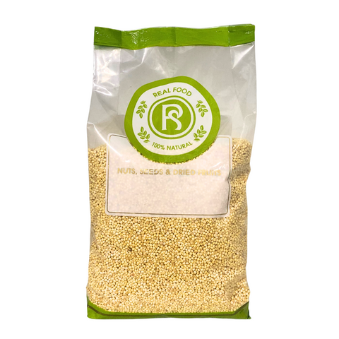 Hạt Kê Nếp Vàng Real Food - Ngũ Cốc Dinh Dưỡng Cao, Hỗ Trợ Tiểu Đường, Cải Thiện Tiêu Hóa - 100g/500g/1kg