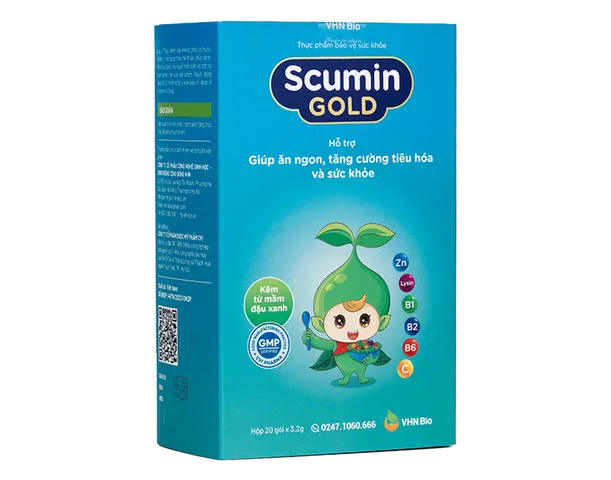 Scumin Gold: Kẽm hữu cơ sinh học cho trẻ từ mầm đậu xanh