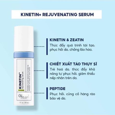 Kem Dưỡng Ẩm Obagi Kinetin Clinical 50ml - Phục Hồi, Làm Dịu Da Khô Nhạy Cảm, Giảm Nếp Nhăn, Chất Lượng Mỹ