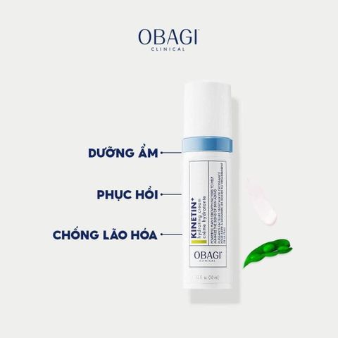 Kem Dưỡng Ẩm Obagi Kinetin Clinical 50ml - Phục Hồi, Làm Dịu Da Khô Nhạy Cảm, Giảm Nếp Nhăn, Chất Lượng Mỹ