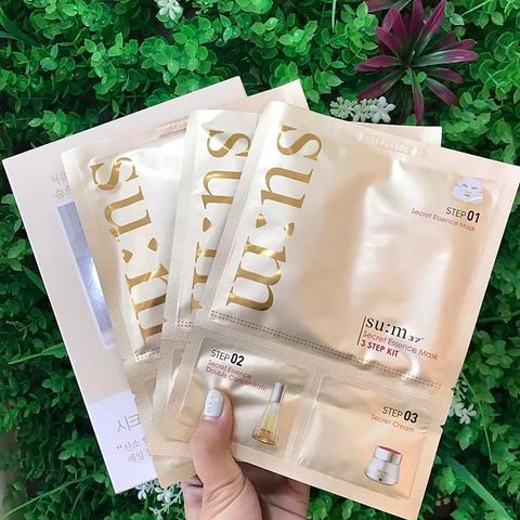 Combo 5 miếng mặt nạ nước thần Sum Secret Essence Mask 3 Step