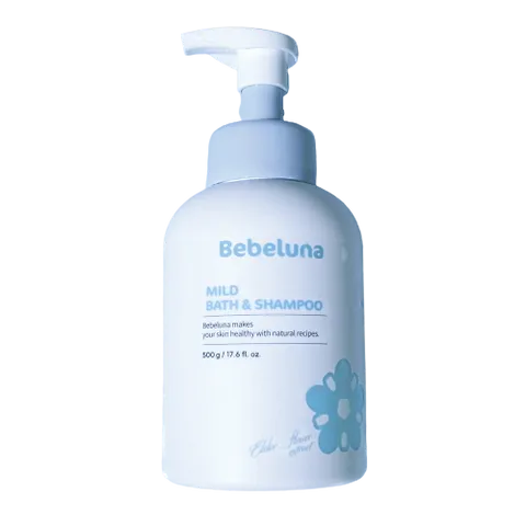 Sữa tắm gội dịu nhẹ toàn thân cho bé Bebeluna Hàn quốc 500ml