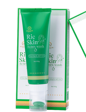 Sữa Rửa Mặt Ric Skin Acnes Wash Giúp Da Mặt Sạch Mụn Thông Thoáng