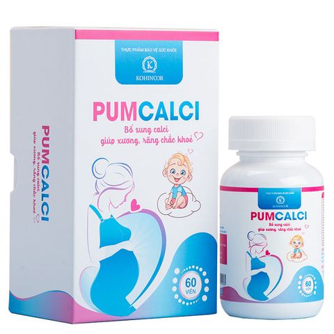 Viên uống Pumcalci Giúp Bổ Sung Calci Cho Xương, răng chắc khỏe