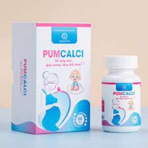 Viên uống Pumcalci Giúp Bổ Sung Calci Cho Xương, răng chắc khỏe