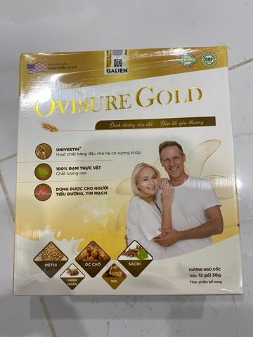 Ovisure Gold - Sữa Hạt Hỗ Trợ Xương Khớp Chính Hãng Hộp giấy 360Gr