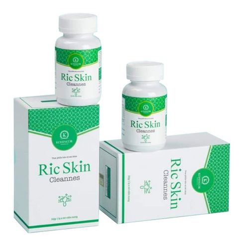 Viên Uống Ric Skin Cleannes Giúp Giảm Mụn Đẹp Da