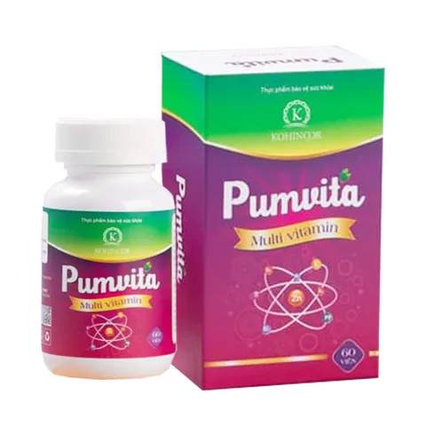 Viên uống Pumvita, hỗ trợ tăng cường sức đề kháng cơ thể