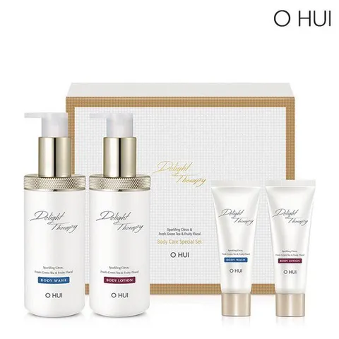 Sữa tắm dưỡng thể Ohui Delight Therapy Body Special Set