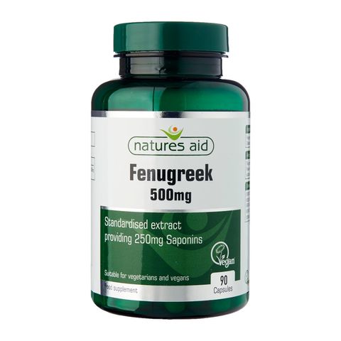 Viên Uống Hỗ Trợ Lợi Sữa Fenugreek Natures Aid - Tăng Cường Sản Xuất Sữa Mẹ Từ Chiết Xuất Cỏ Cari 1500mg