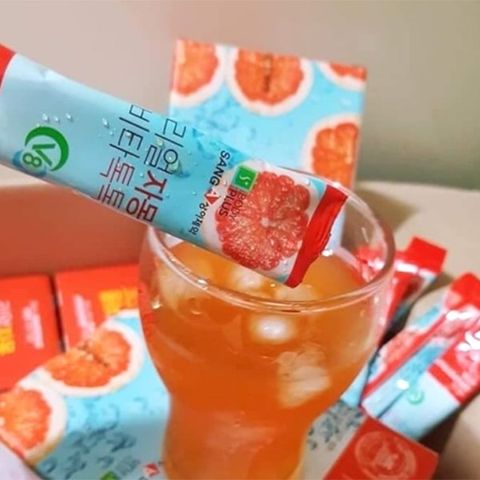 Nước ép bưởi đỏ hỗ trợ giảm cân Sanga Hàn Quốc hộp 30 gói