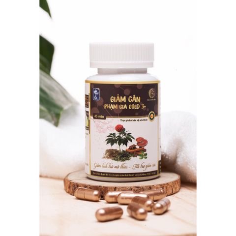 Viên Giảm Cân Phạm Gia Gold 3  (45 Viên) Giúp Giảm Cân Nhanh