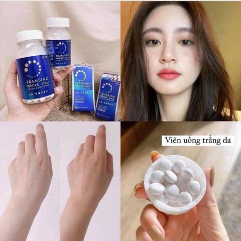 Viên uống hỗ trợ trắng da, giảm nám Nhật Bản White C Clear Transino