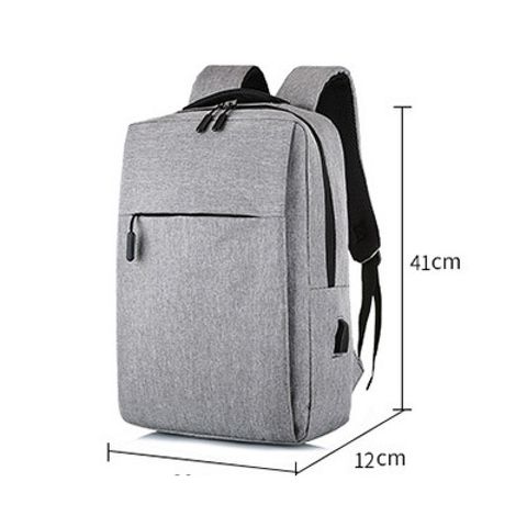 Balo Unisex Thời Trang Kèm Cổng Sạc USB Tiện Dụng - Chất Liệu Polyester Nhẹ, Dùng Đi Làm, Du Lịch, Học Tập