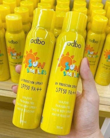 Xịt Chống Nắng Odbo SPF50/PA 100ml Thái Lan