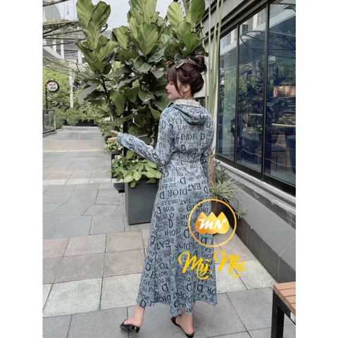 Áo khoác chống nắng nữ toàn thân 3 lớp vải lanh nhung Nhật mát lịm dài phủ  kín chân, che năng kỹ lưỡng | Lazada.vn