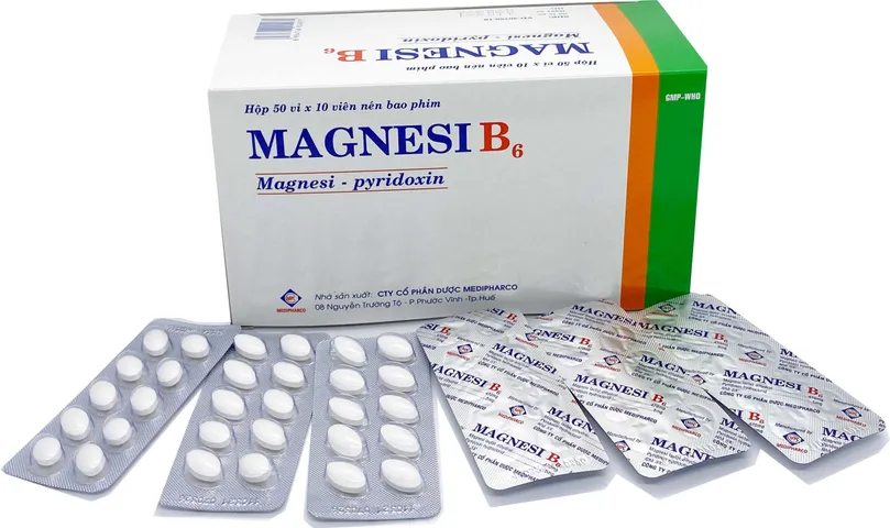 Viên uống Bổ sung Magie và Vitamin B6 Magnesi B6 (Hộp 500 viên)