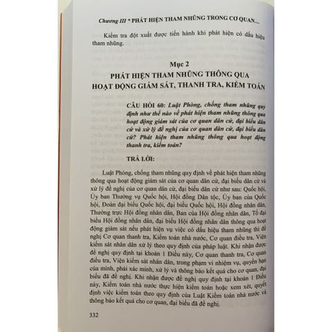 Sách Hỏi Đáp Pháp Luật Về Phòng, Chống Tham Nhũng 2018 - NXB Công An Nhân Dân - 512 trang, Bìa mềm, Hỗ trợ hiểu luật phòng chống tham nhũng