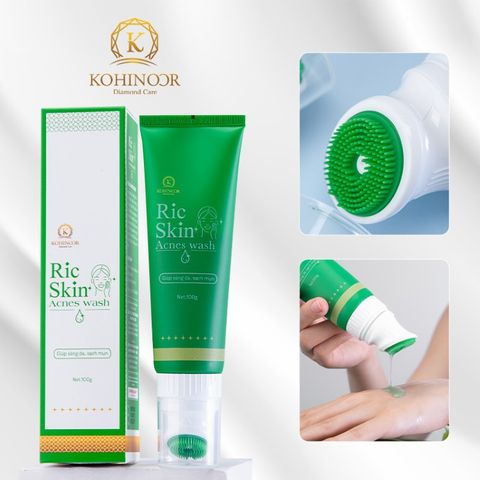 Sữa Rửa Mặt Mụn Ric Skin Acnes Wash Chính Hãng Kohinoor