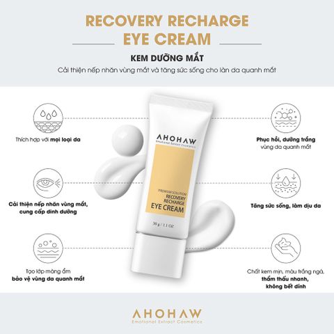 Kem dưỡng mắt cân bằng ẩm Ahohwa Premium Solution
