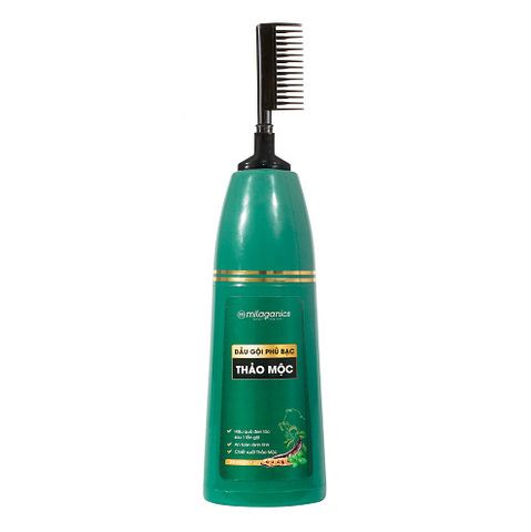 Dầu Gội Phủ Bạc Đen Tóc Thảo Mộc Thiên Nhiên Milaganics 200ml