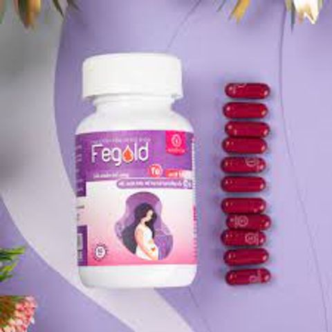 Viên Uống Bổ Sung Sắt, Acid Folic FeGold Chính Hãng Kohinoor