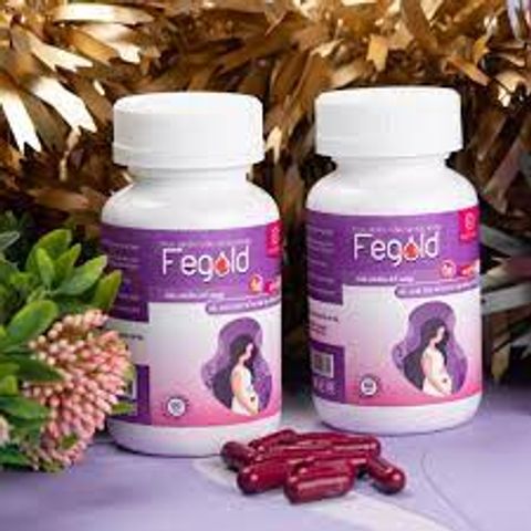 Viên Uống Bổ Sung Sắt, Acid Folic FeGold Chính Hãng Kohinoor