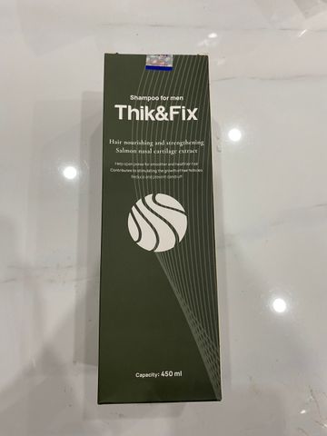 Dầu Gội Mọc Tóc Thik&Fix Cho Nam Giới - Ngăn Ngừa Gàu, Giảm Rụng Tóc, Tăng Cường Sức Khỏe Tóc, Mùi Hương Tự Nhiên