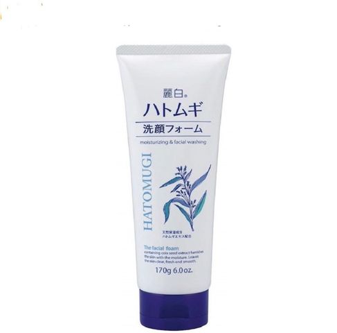 Sữa Rửa Mặt KUMANO Hatomugi 130g - Dưỡng Ẩm, Làm Trắng Da, Chống Mụn, Nhật Bản - Sản Phẩm Từ Hạt Ý Dĩ