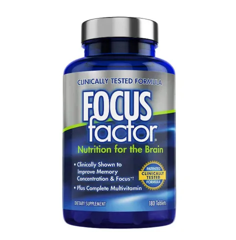Viên Uống hỗ trợ bổ não Focus Factor Nutrition For The Brain 180 Viên Của Mỹ