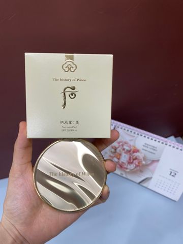 Phấn Phủ Chống Nắng Whoo Gongjinhyang Mi Luxury Two Way Pact - Độ Che Phủ Hoàn Hảo, Bật Tone Sáng, Che Khuyết Điểm, SPF30/PA++ 13gr