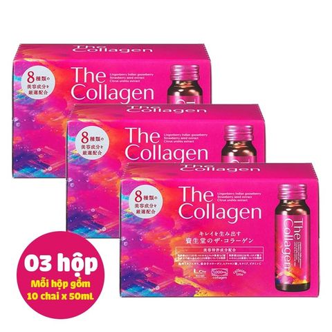 The Collagen Shiseido dạng nước Nhật Bản-Hàng chính hãng có tem phụ