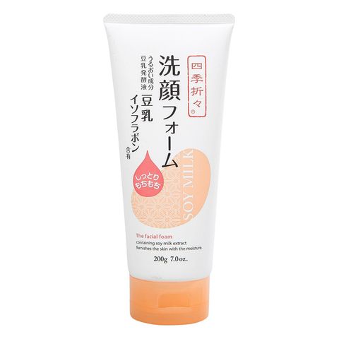 Sữa Rửa Mặt Đậu Nành Kumano Soymilk Shikiori Dưỡng Ẩm 200g - Làm Sáng Da, Giảm Nhờn, Giúp Da Mịn Màng - Xuất Xứ Nhật Bản