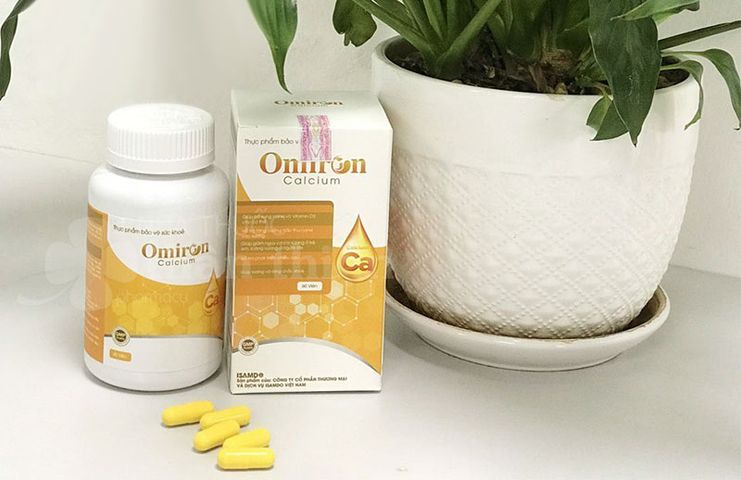 Viên Uống Omiron Calcium Hỗ Trợ Tăng Chiều Cao Hộp 20 Viên