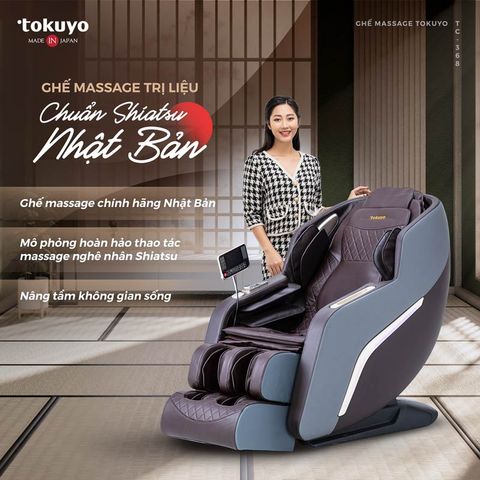 Ghế Massage Toàn Thân Tokuyo TC-368 Cho Người Đau Xương Khớp