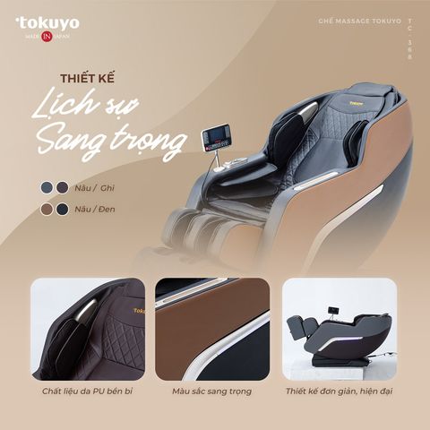 Ghế Massage Toàn Thân Tokuyo TC-368 Cho Người Đau Xương Khớp