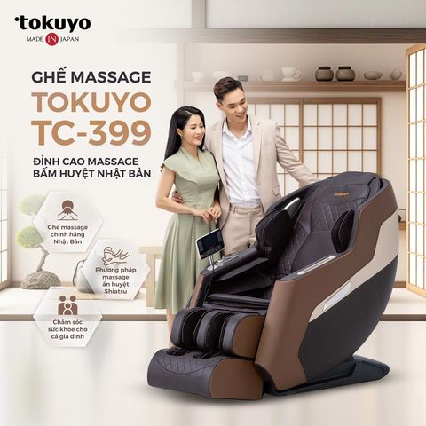 Ghế Massage Toàn Thân Tokuyo TC-399 Hỗ Trợ Giấc Ngủ