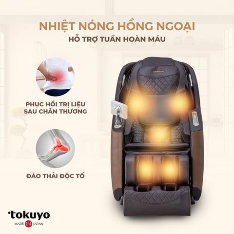 Ghế Massage Toàn Thân Tokuyo TC-399 Hỗ Trợ Giấc Ngủ