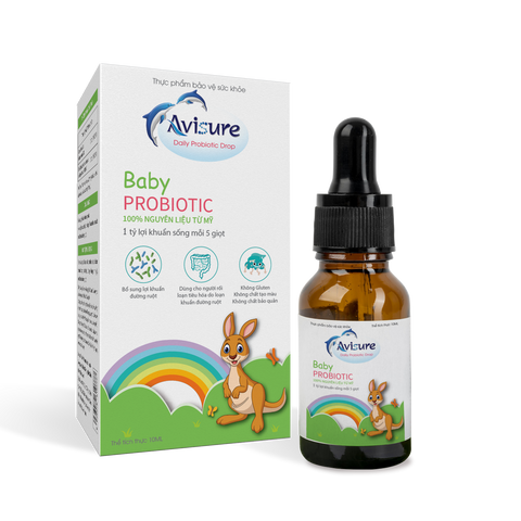 Men Vi Sinh Avisure Baby Probiotic - Hỗ Trợ Tiêu Hóa và Miễn Dịch cho Trẻ Sơ Sinh, 1 Tỷ Lợi Khuẩn/5 Giọt