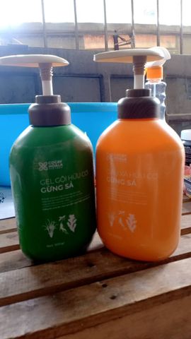 Dầu Xả Hữu Cơ Gừng Sả Giúp Kích Mọc Tóc, Ngăn Tóc Bết Dầu