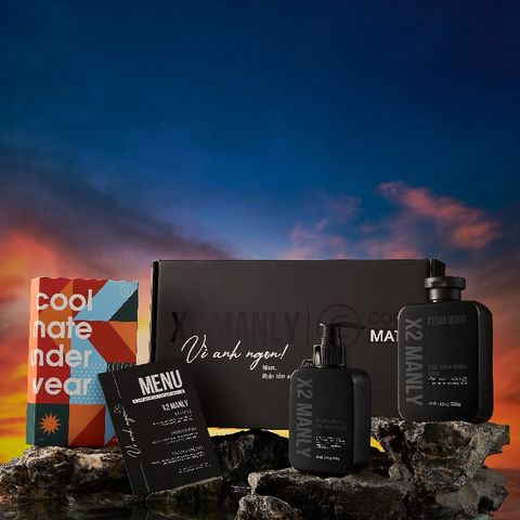 Combo Vì Anh Ngon X2 Manly - Sữa Tắm Gội 3in1 & Gel Vệ Sinh Nam 150g Hương Nước Hoa Cao Cấp, Dưỡng Da & Khử Mùi Hiệu Quả