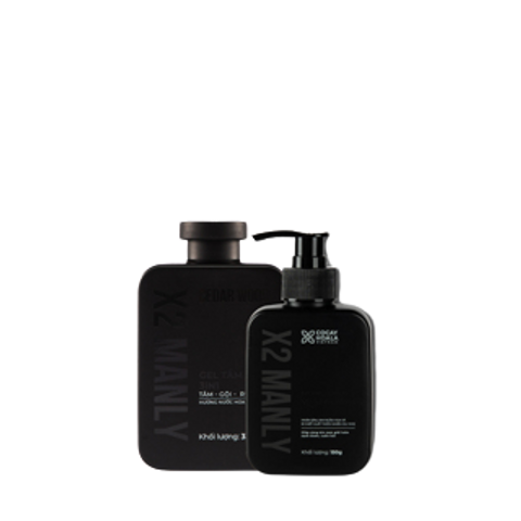 Combo Vì Anh Ngon X2 Manly - Sữa Tắm Gội 3in1 & Gel Vệ Sinh Nam 150g Hương Nước Hoa Cao Cấp, Dưỡng Da & Khử Mùi Hiệu Quả