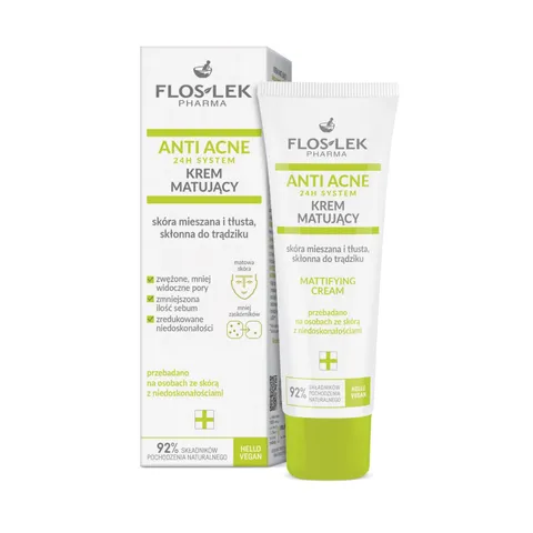 Kem dưỡng Floslek Anti Acne Mattifying Cream 50ml