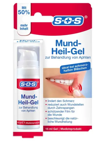 [Đức] Gel nhiệt miệng cấp tốc SOS Mund-Heil-Gel 15ml