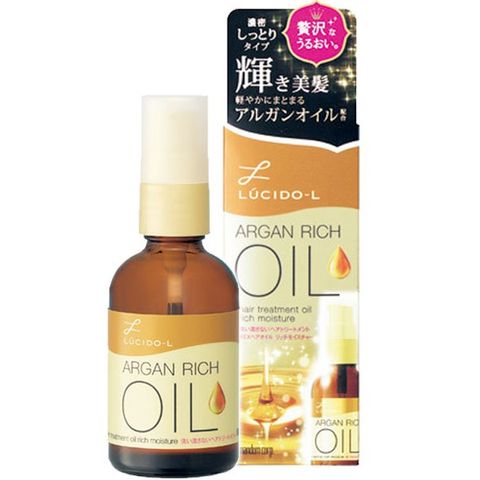 Tinh Dầu Dưỡng Tóc Lucido-L Nhật Bản - Argan Rich Oil Giúp Tóc Mượt Mà, Khỏe Đẹp, Phục Hồi Tóc Hư Tổn, Dung Tích 60ml