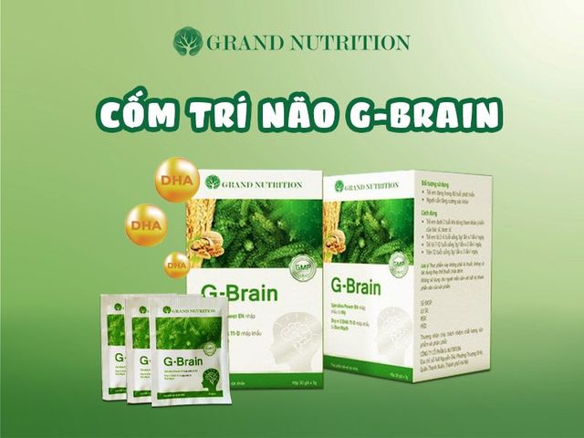 Cốm G-Brain Bổ Sung Dưỡng Chất Phát Triển Não Bộ Của Trẻ