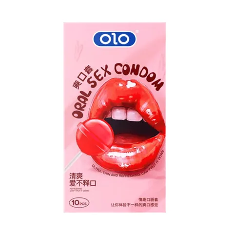 Bao cao su miệng OLO Oral Sex Siêu mỏng - Hộp 10 cái