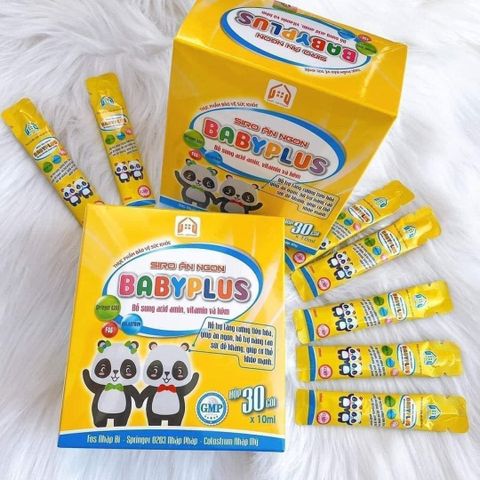 Siro Ăn Ngon BabyPlus Giúp Bé Ăn Ngon Chính Hãng Hộp 30 Gói