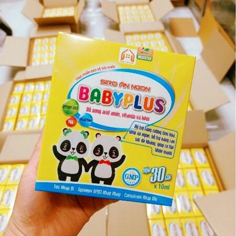 Siro Ăn Ngon BabyPlus Giúp Bé Ăn Ngon Chính Hãng Hộp 30 Gói